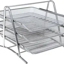 Kraf Perfore Evrak Rafi Metal 3 Katli 460G Gri