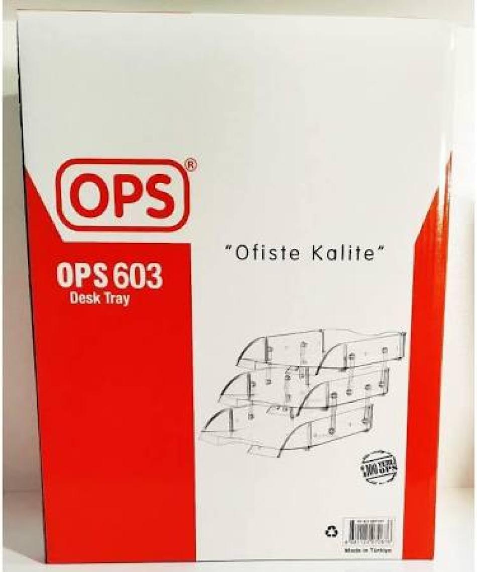 Ops Rf 603 3'Lü Hareketli Evrak Rafı