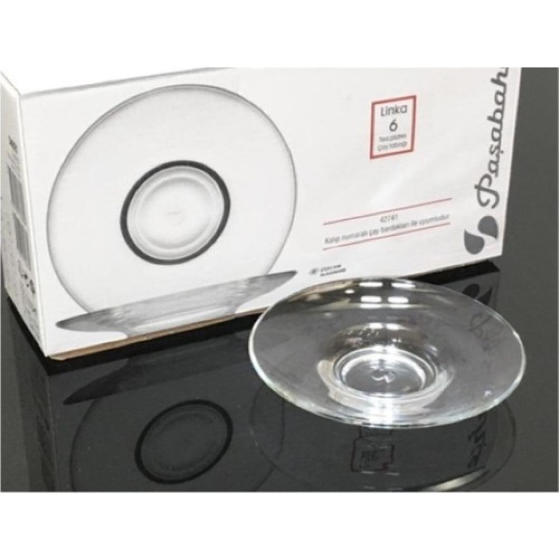 Paşabahçe Linka Çay Bardağı Altı - 6 Parça Çay Tabağı 54621