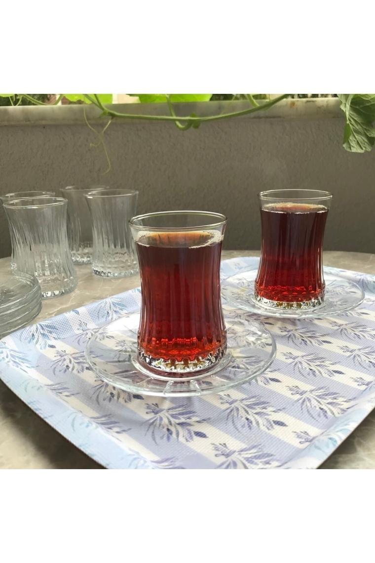 Paşabahçe Elysia Çay Tabağı.  6 Adet . (54731)
