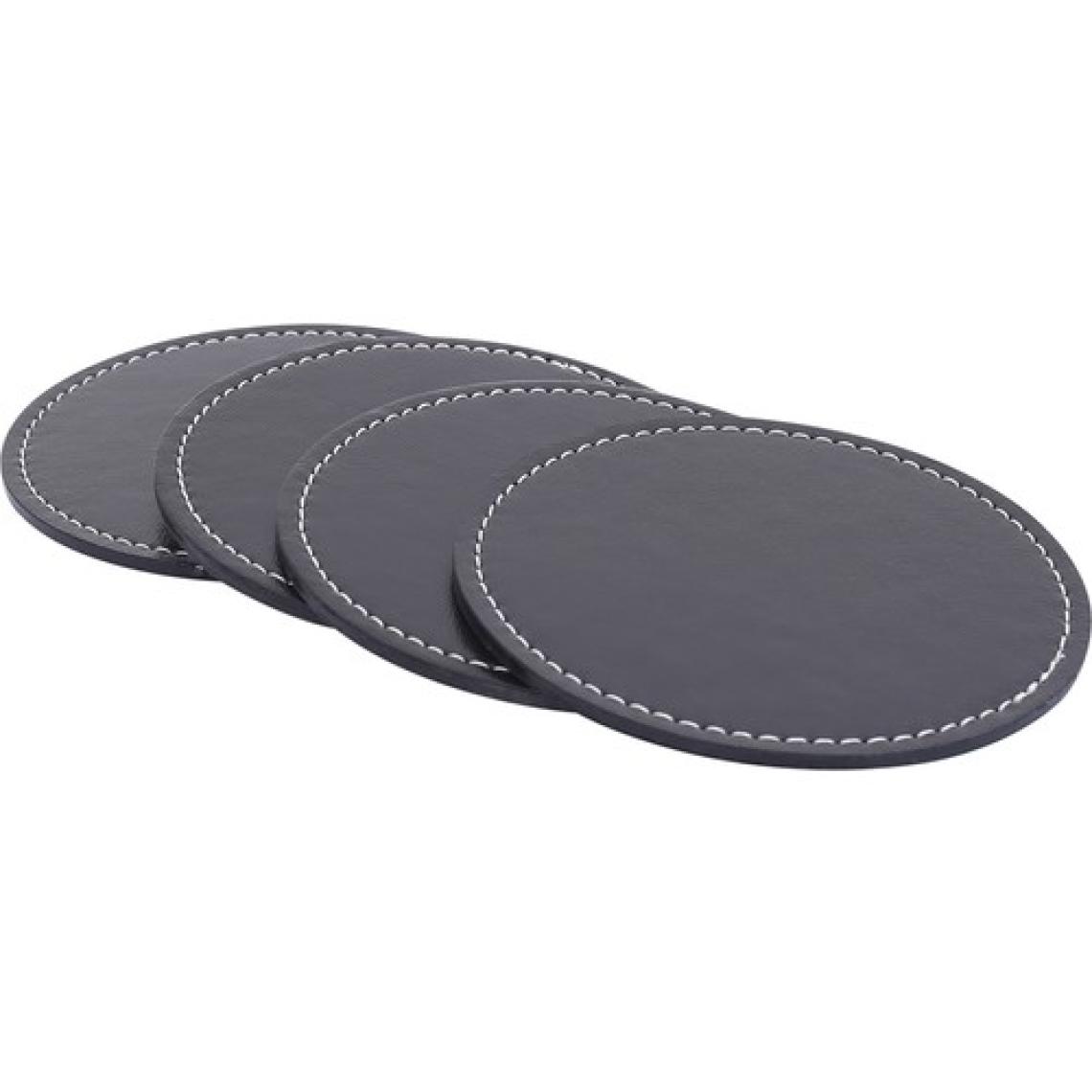 Prozenis PR2541 Yuvarlak Deri Bardak Altlığı