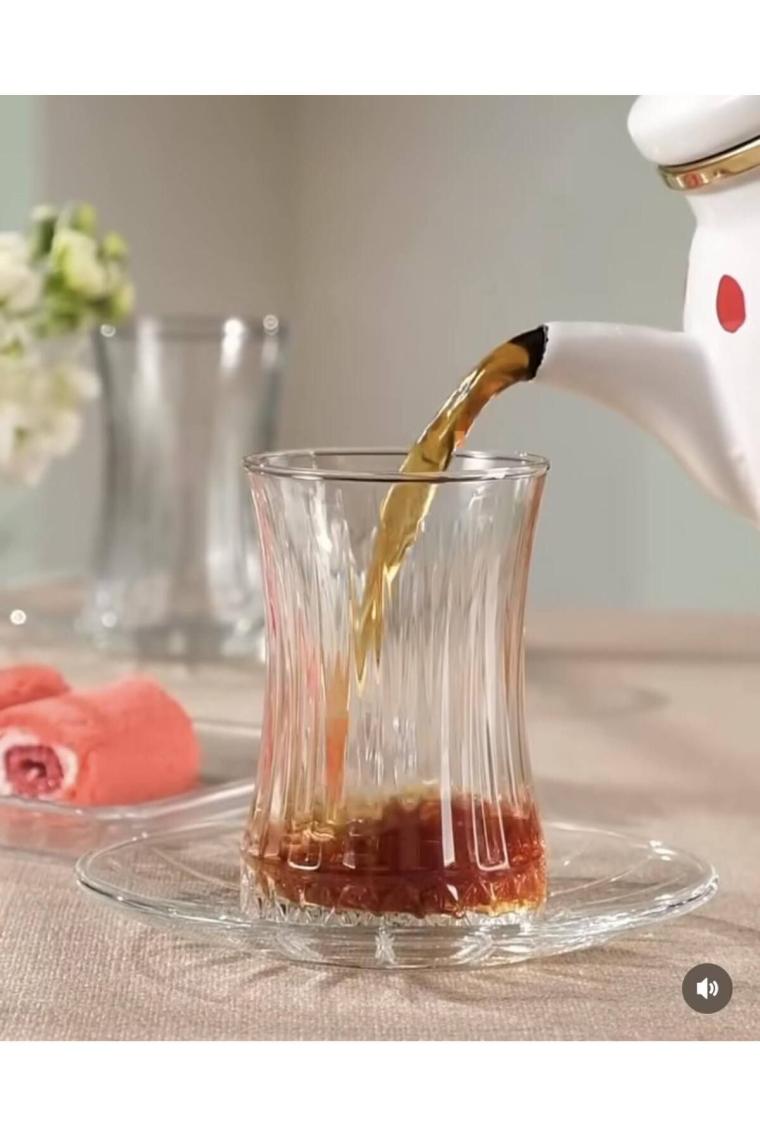 Paşabahçe Elysia Çay Tabağı.  6 Adet . (54731)
