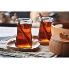 B2502 Silva - 6'lı Kare Çay Tabağı Çay Bardak Altlığı
