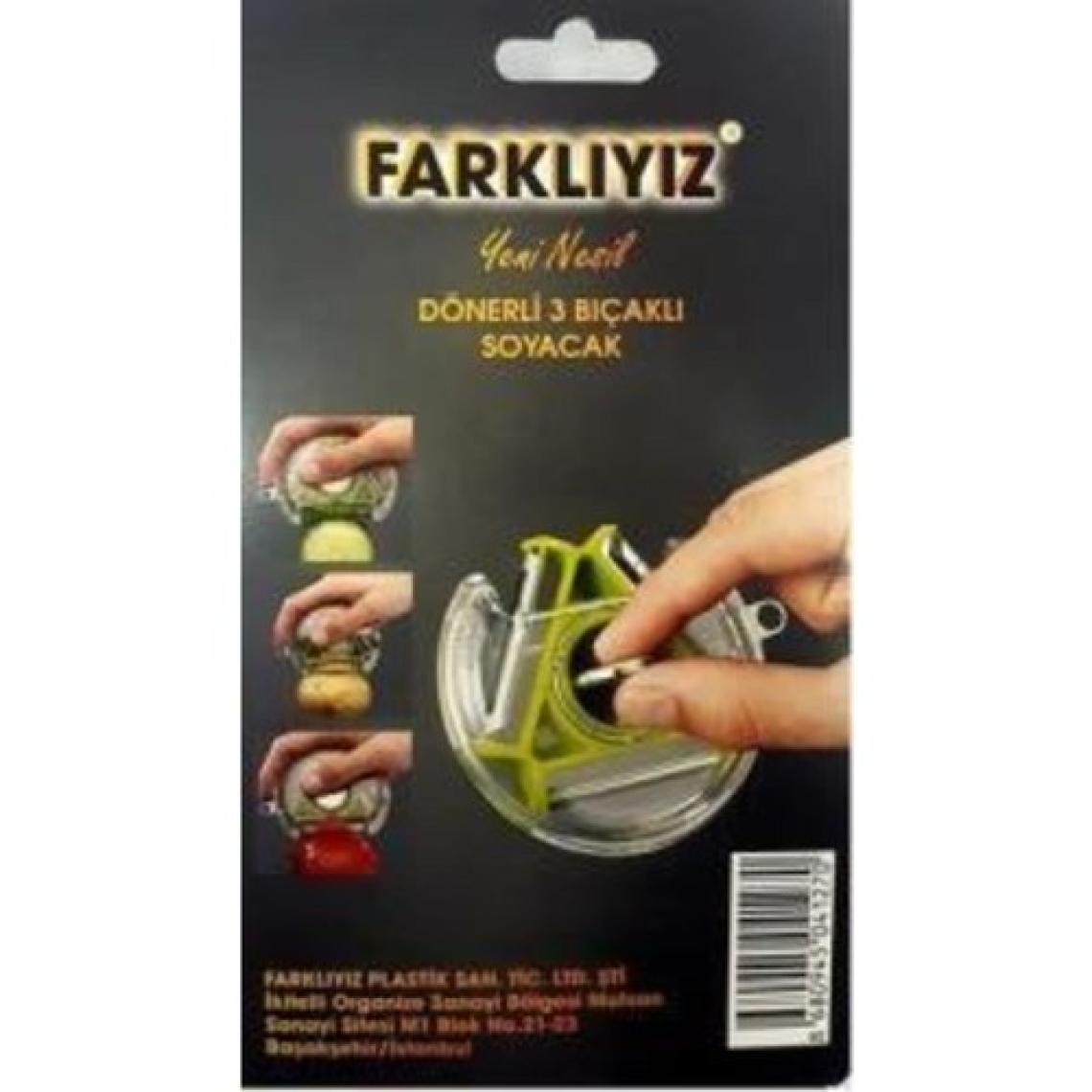 Ramdet 3 Bıçaklı Dönerli Soyacak Farklıyız