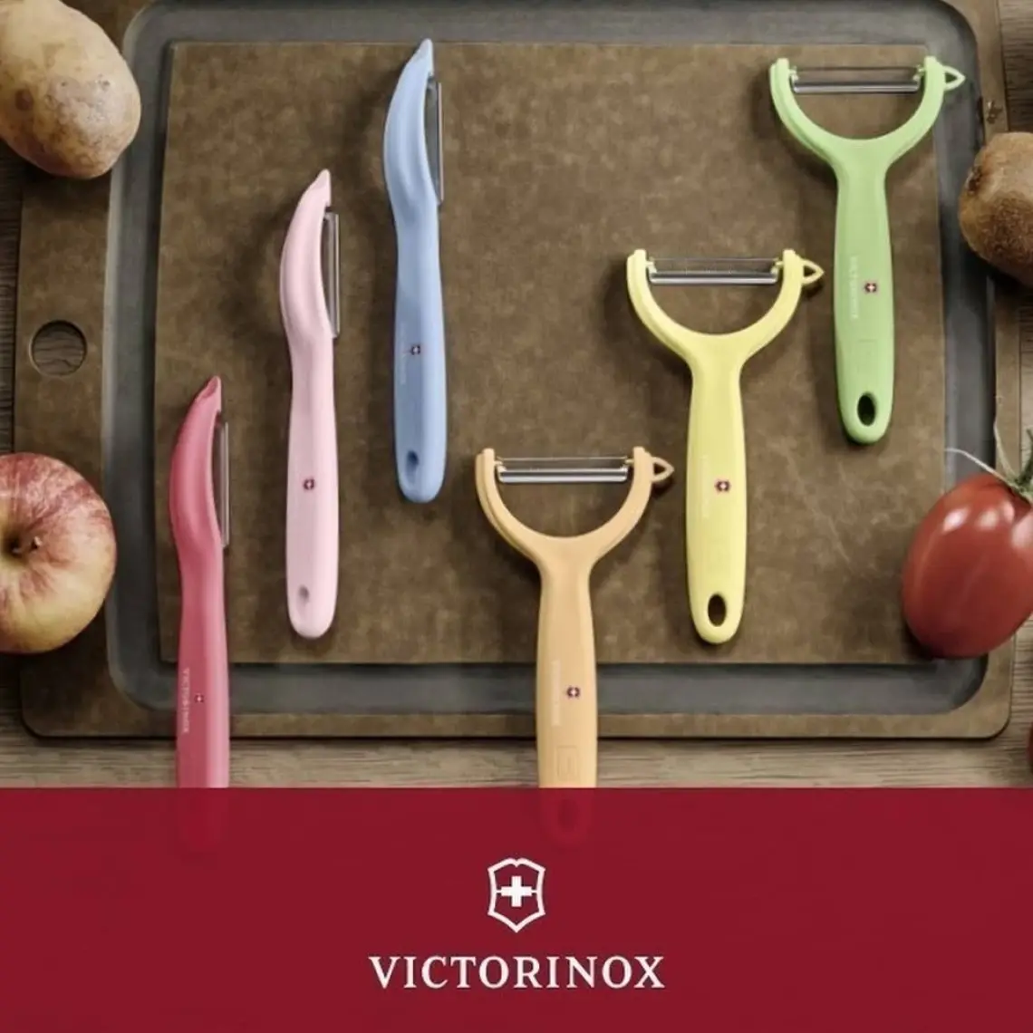 Victorinox 7.6079.82 Swiss Classic Trend Colors Domates ve Kivi Soyacağı