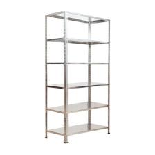 GalvanizRaf 6 Katlı Galvaniz Çelik Depo Arşiv Kiler Rafı 43x93x200