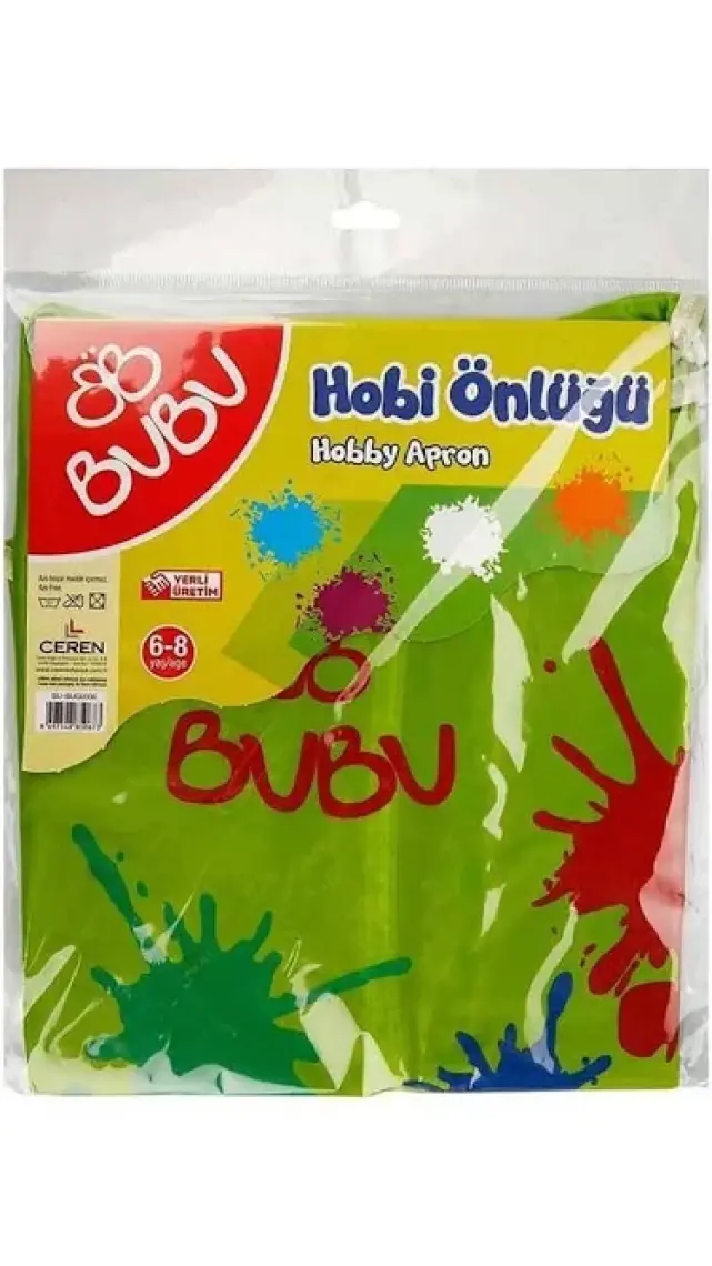 Bubu Önlük 6-8 Yaş ( Su Geçirmez) 00006