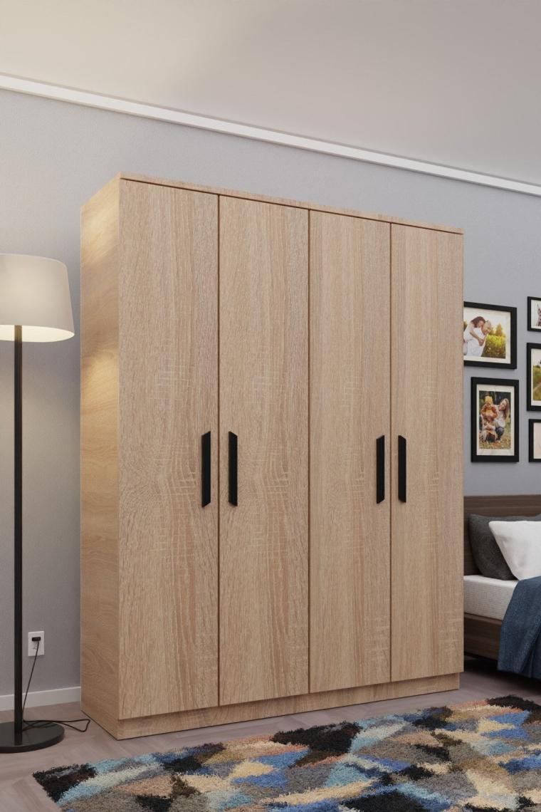 Metalia Gm 055 Hayal 4 Kapılı Aynasız Sonomo Gardırop