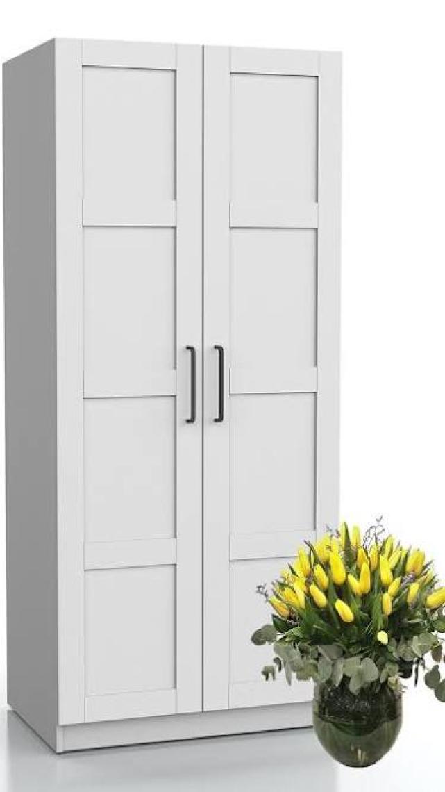 Dekorex MNT-211-BEYAZ -Iki Kapaklı Gardırop