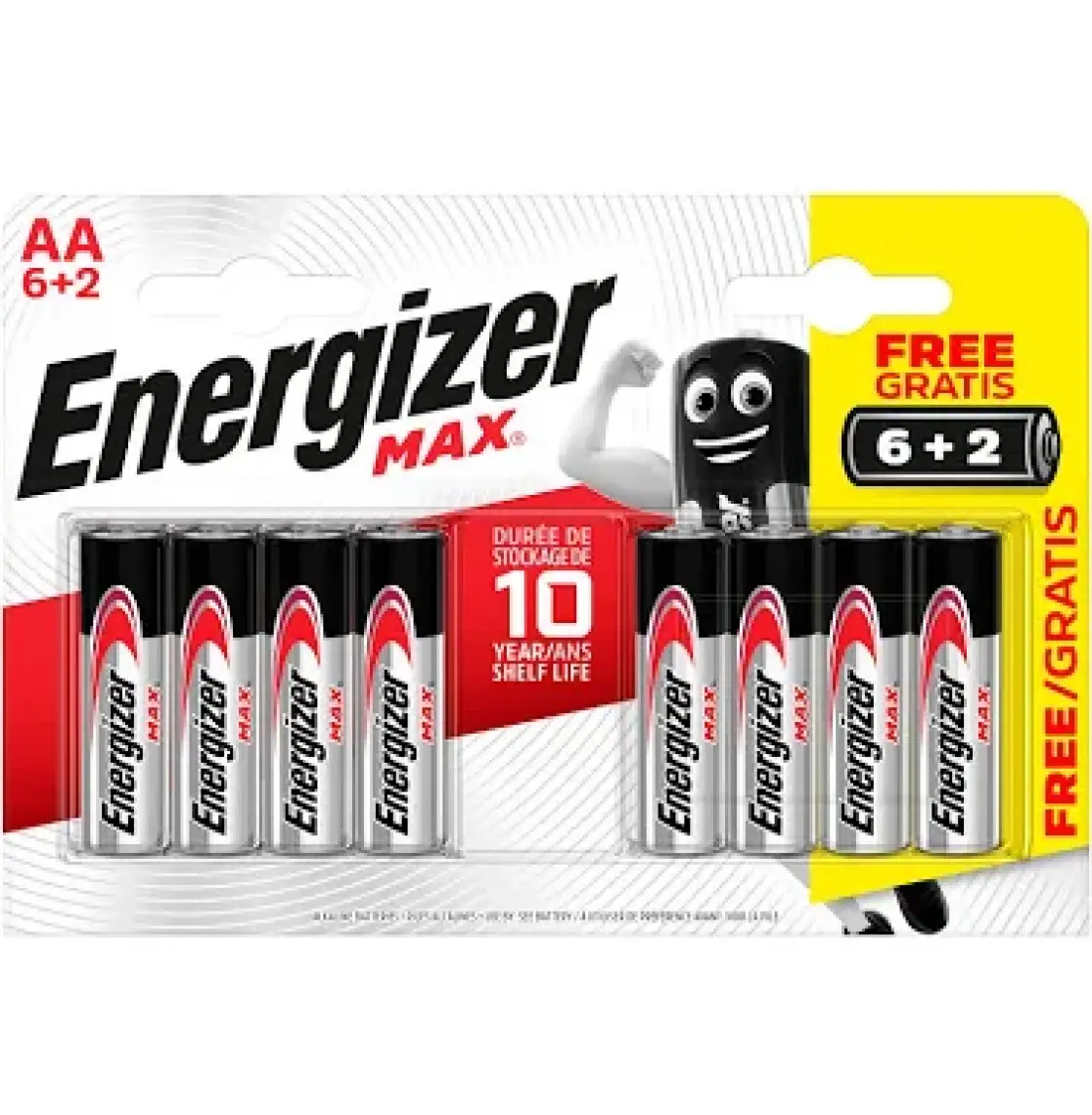 Energizer Alkalin Max Aa Kalem Pil 6+2
