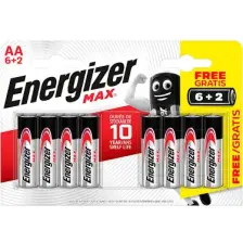 Energizer Alkalin Max Aa Kalem Pil 6+2