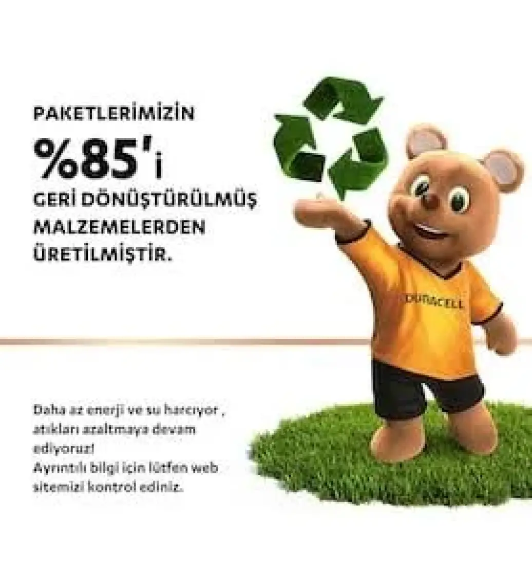Duracell LR03 Alkalin Aaa Ince Kalem Pil 8'li