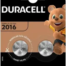 Duracell Düğme Pil 2016 2'li 3VOLT