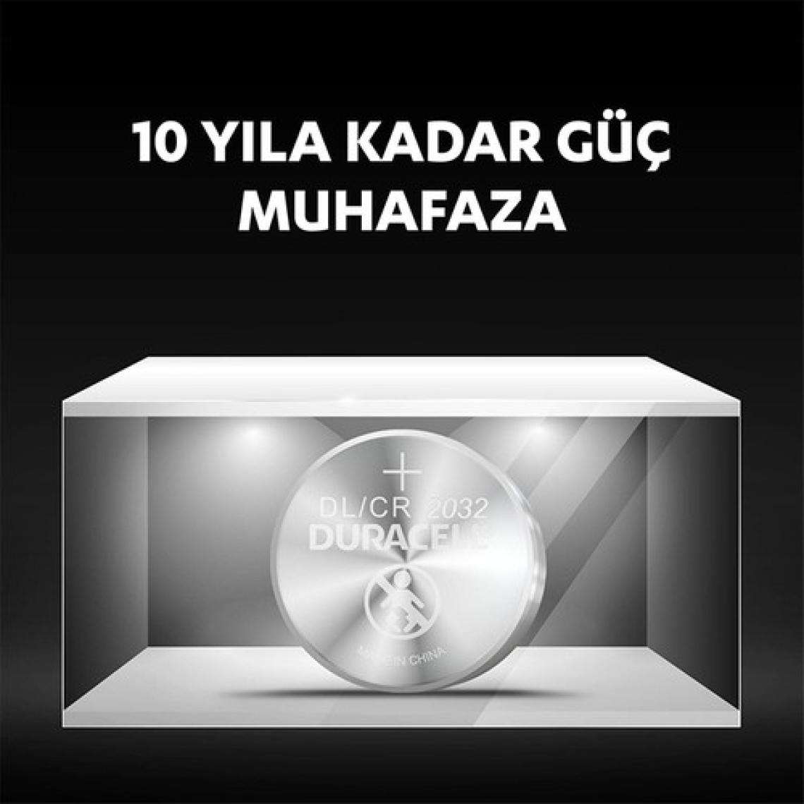 Duracell 2032 2'li Düğme Pil - 3 Volt