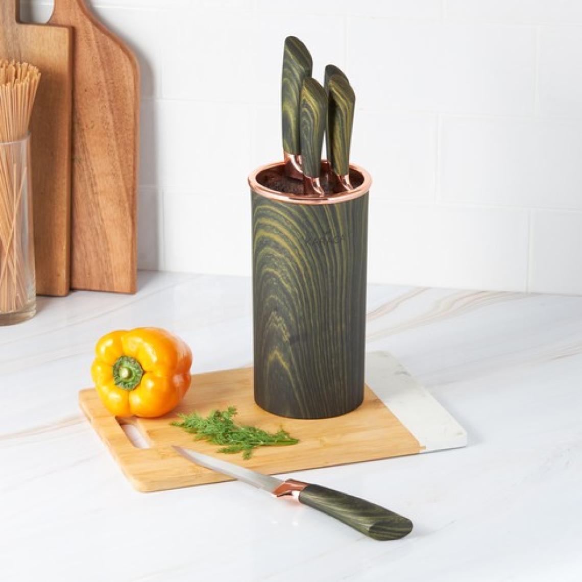 Karaca Wave Green 6 Parça Bıçak Seti
