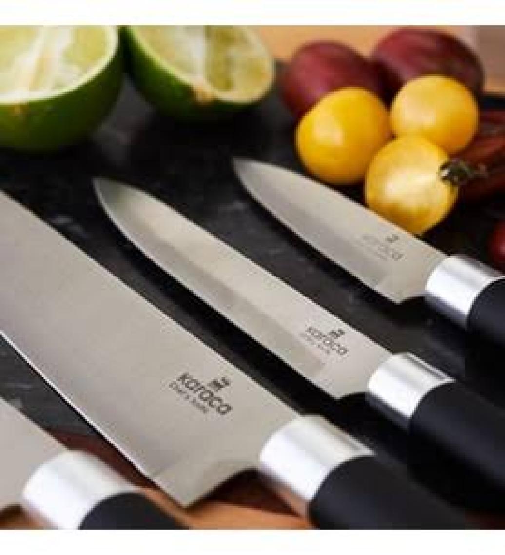 Karaca Skycut Siyah 6 Parça Standlı Satırlı Bıçak Seti