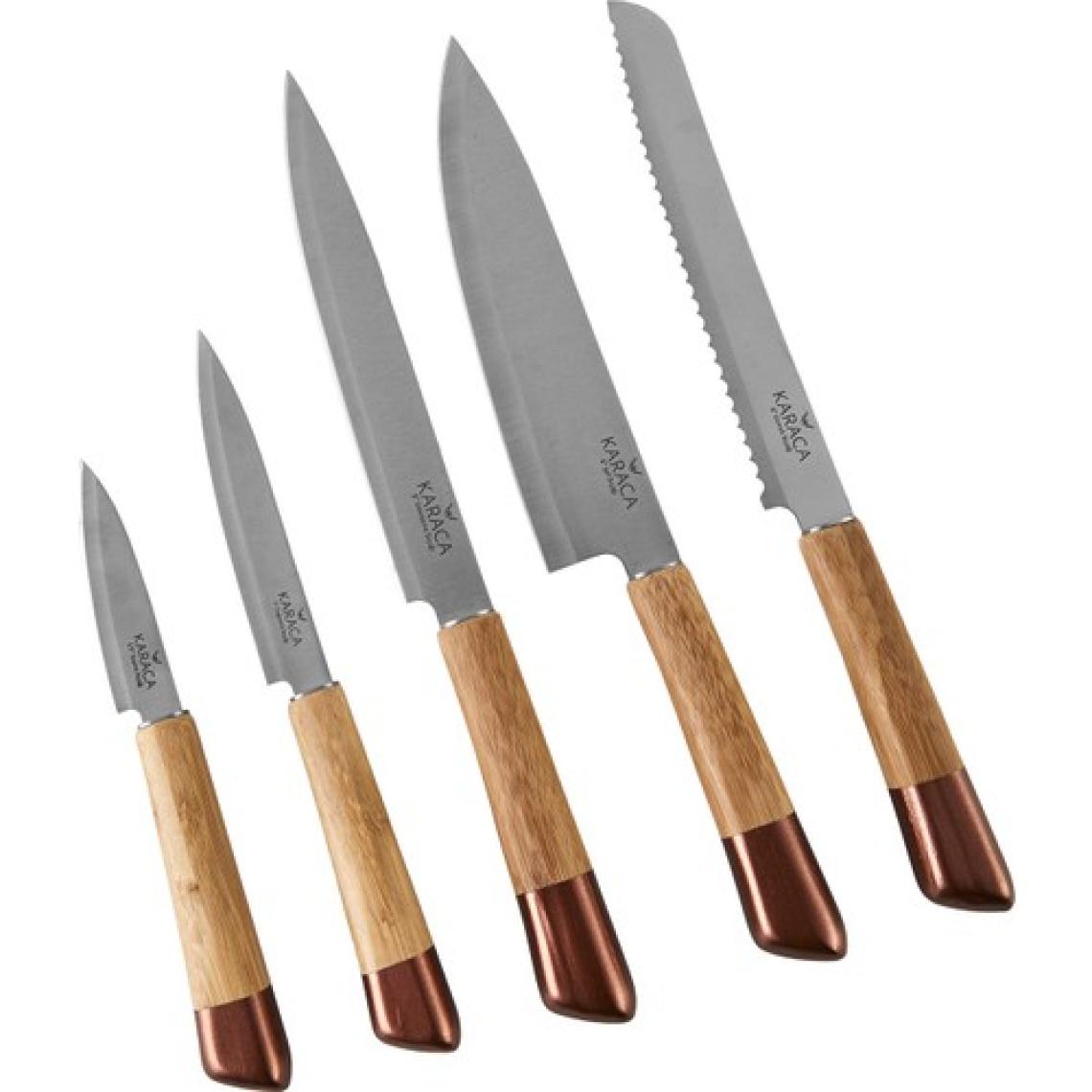 Karaca Maple Rosegold 6 Parça Bıçak Seti