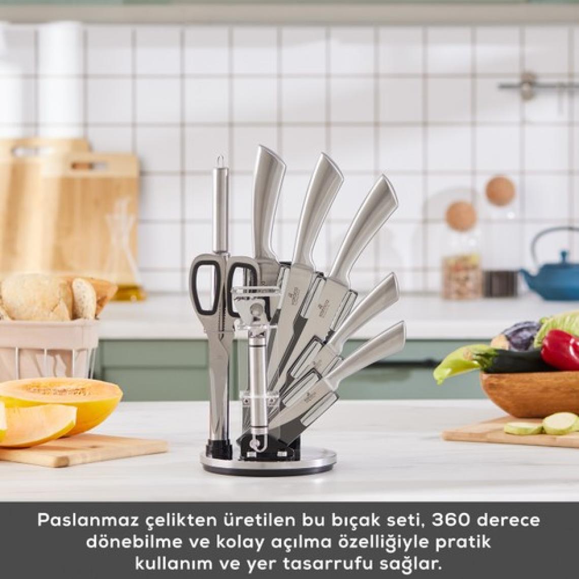 Karaca Meister Bremen Alman Çeliği 9 Parça Bıçak Seti