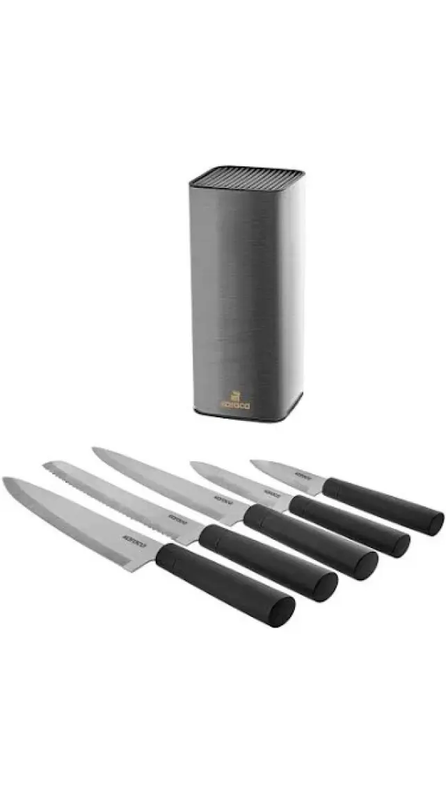 Karaca Grammy Inox 6 Parça Standlı Bıçak Seti