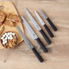 Karaca Grammy Inox 6 Parça Standlı Bıçak Seti