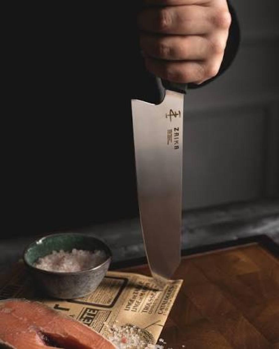 Zaika 3 Parça Şef Bıçakları Seti- 20 Cm Şef, 21 Cm Kiritsuke, 18 Cm Nakiri