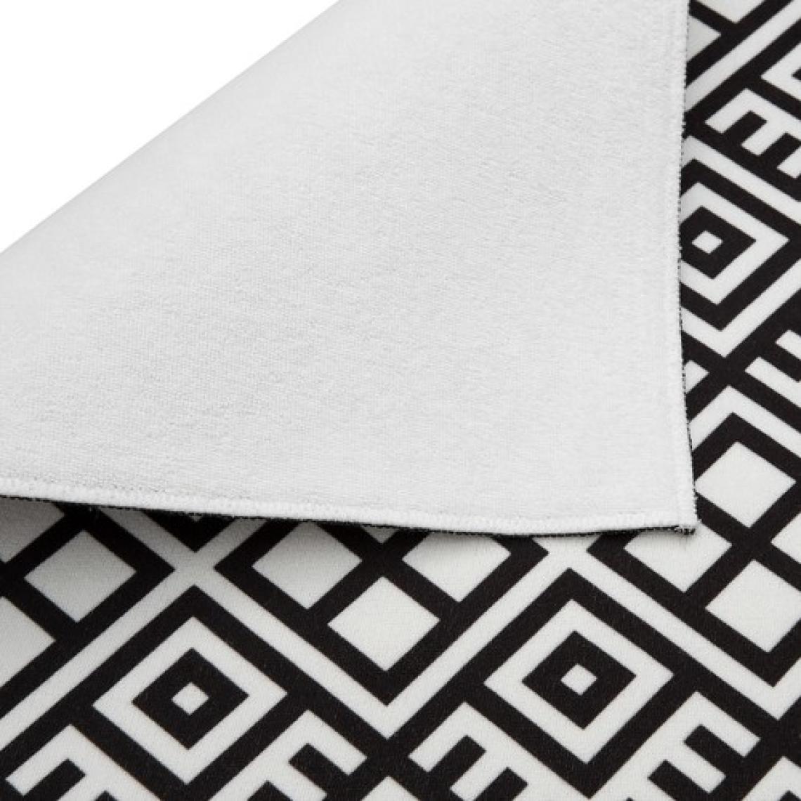 Baskılı Bulaşık Kurutma Matı 46x36 Cm Kurulama Bezi Örtüsü Mf-057 Siyah