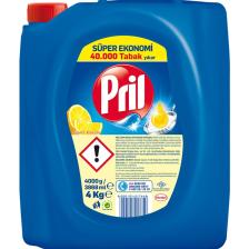 Elde Bulaşık Deterjanı Üç Etkili Güç Limon 4kg - Yağ Çözücü ve Ferah Limon Kokusu