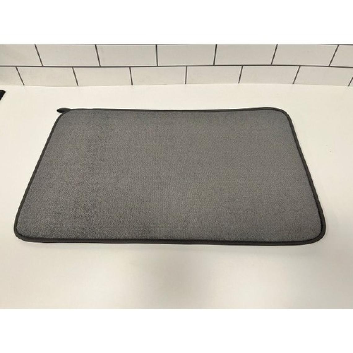 Mikrofiber Matlı, Ayrılabilir ve Katlanabilir Plastik Bulaşık Kurutma Sepeti 60x37 cm Turuncu – Pratik Sofra ve Mutfak Gereci