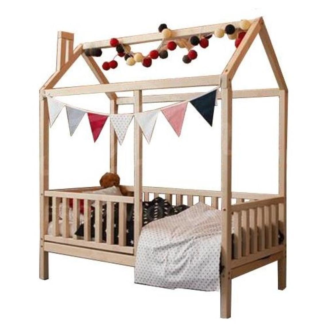 Köşk Mobilya Montessori Yatak Çatılı Model 90x190