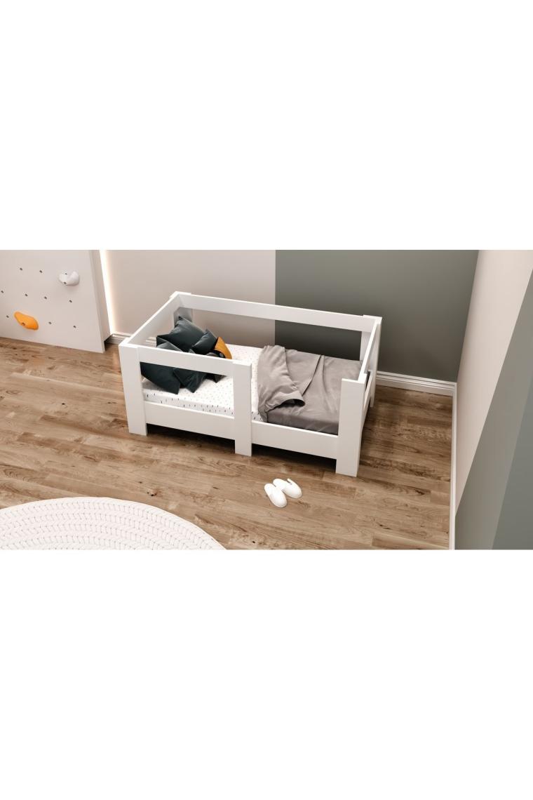 Ninnimo 70X130 Yatak Uyumlu Beyaz Mdf Montessori Karyola- MY19 70X130-1