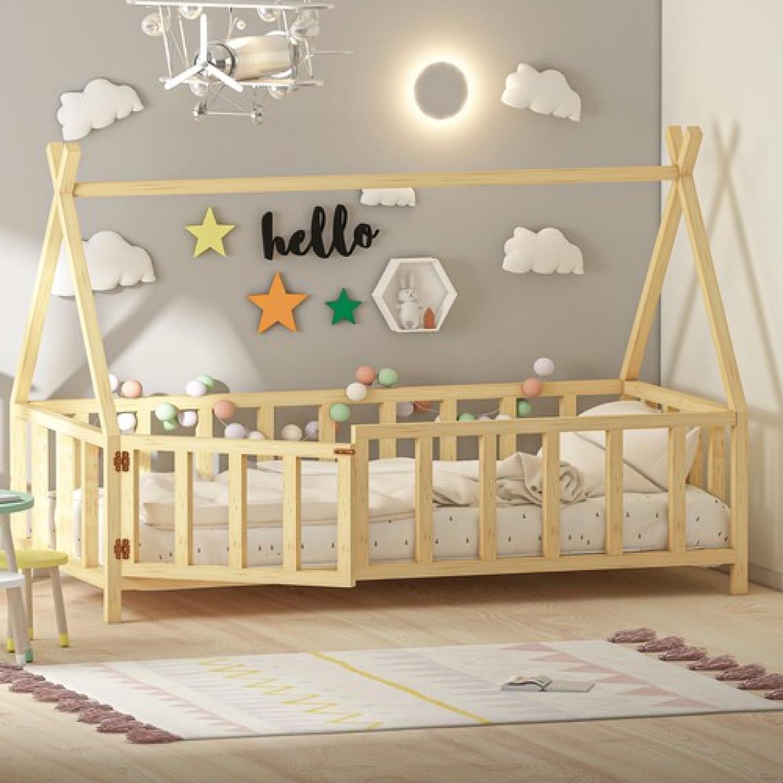 Givayo Wood's Joy Montessori Yatak  Kapılı 100*200