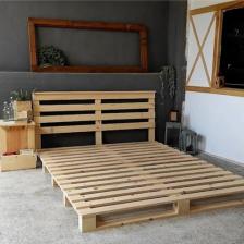 World of Wood Palet Yatak 160 x 200 Çift Kişilik Ahşap Renk