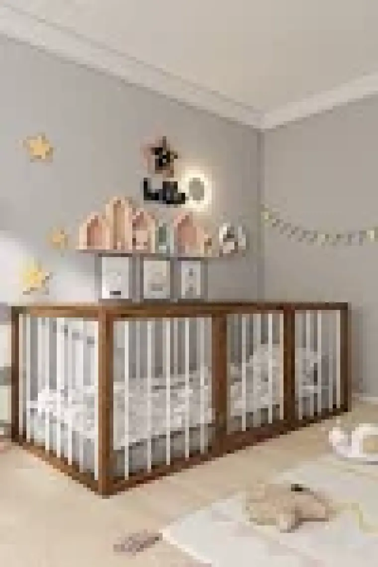 Givayo Wood's Frodo Ahşap Bebek Çocuk Montessori Yatak Kapılı