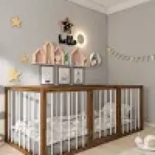 Givayo Wood's Frodo Ahşap Bebek Çocuk Montessori Yatak Kapılı