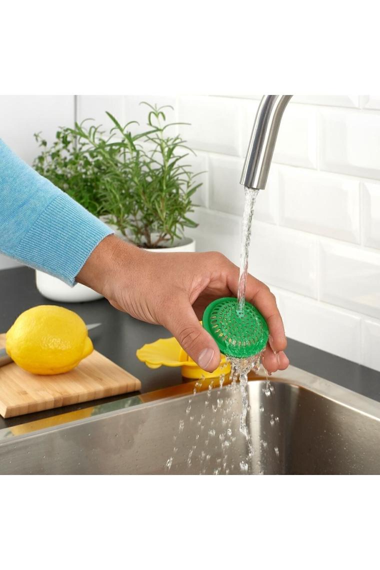 Plastik Limon Sıkacağı Çap: 15 Cm Pratik Sıkacak Sarı Renk Limon Portakal Suyu Narenciye Sıkıcı