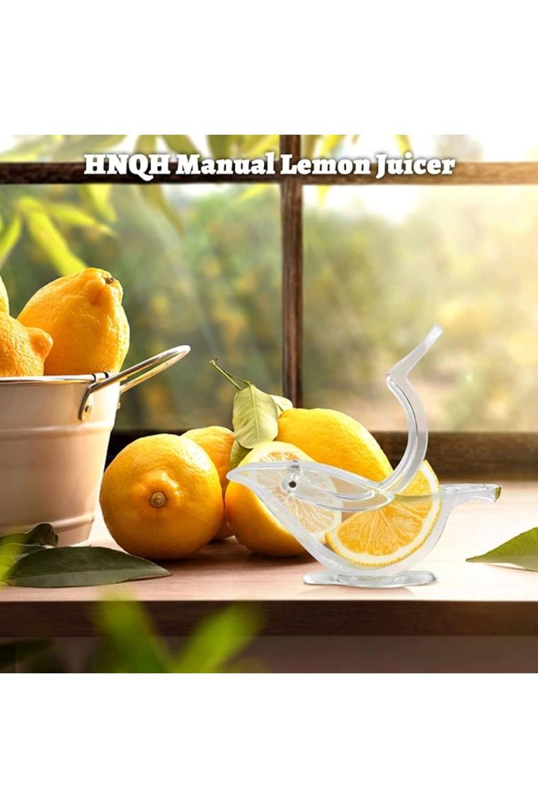 Şeffaf Akrilik Kuş Limon Dilimi Sıkacağı Çay Salata Ihlamur Vs. Için Limon Sıkacak Lemon Squeezer