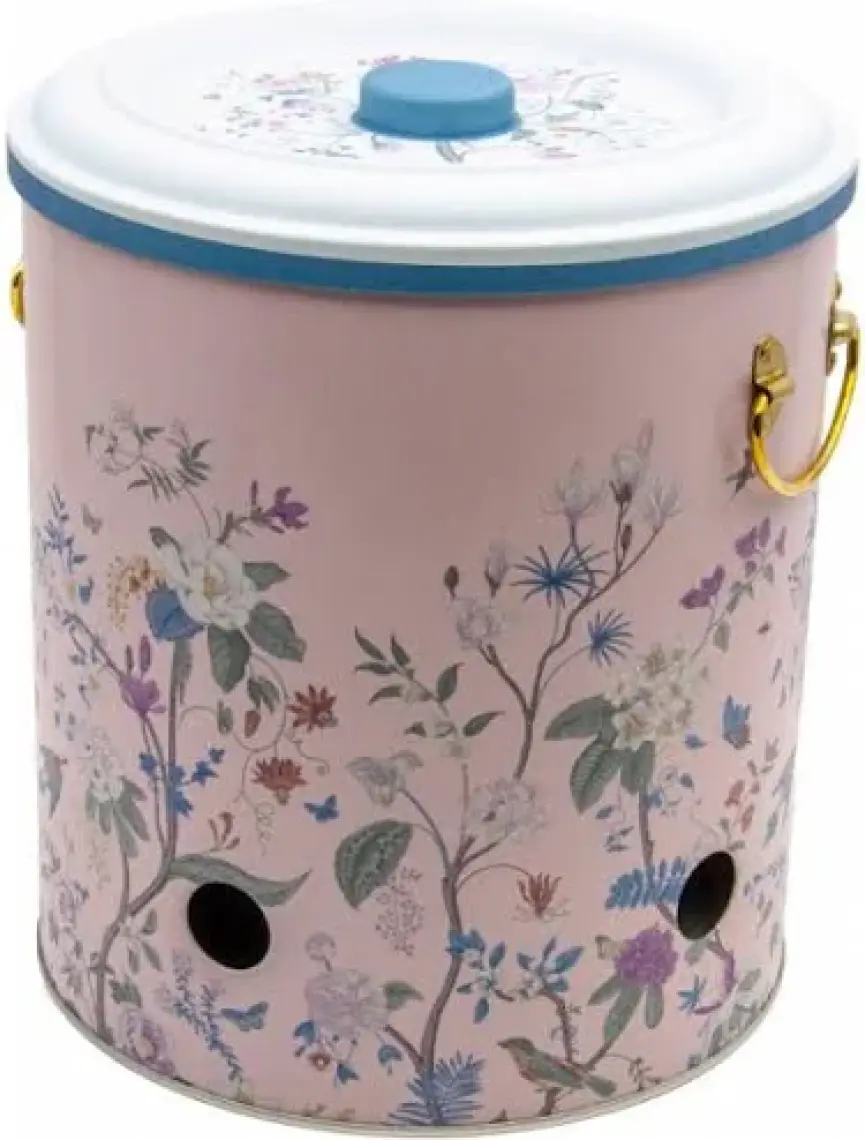 Evle ER181-1G Botanica Pink Desenli Patates & Soğanlık