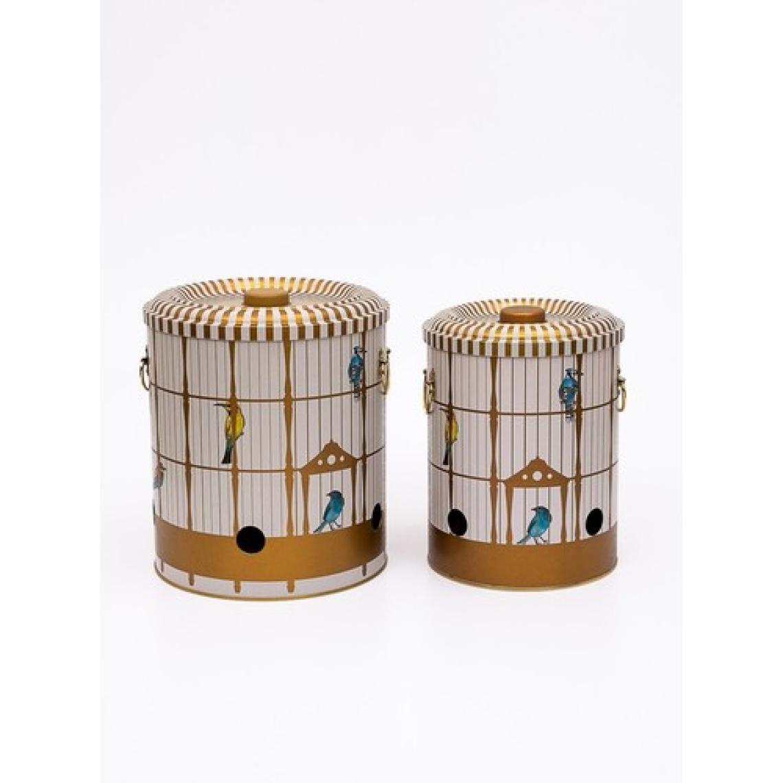 Evle ERB23T7 Patates-Soğan Saklama Kabı 2 Li Set, Bird Cage