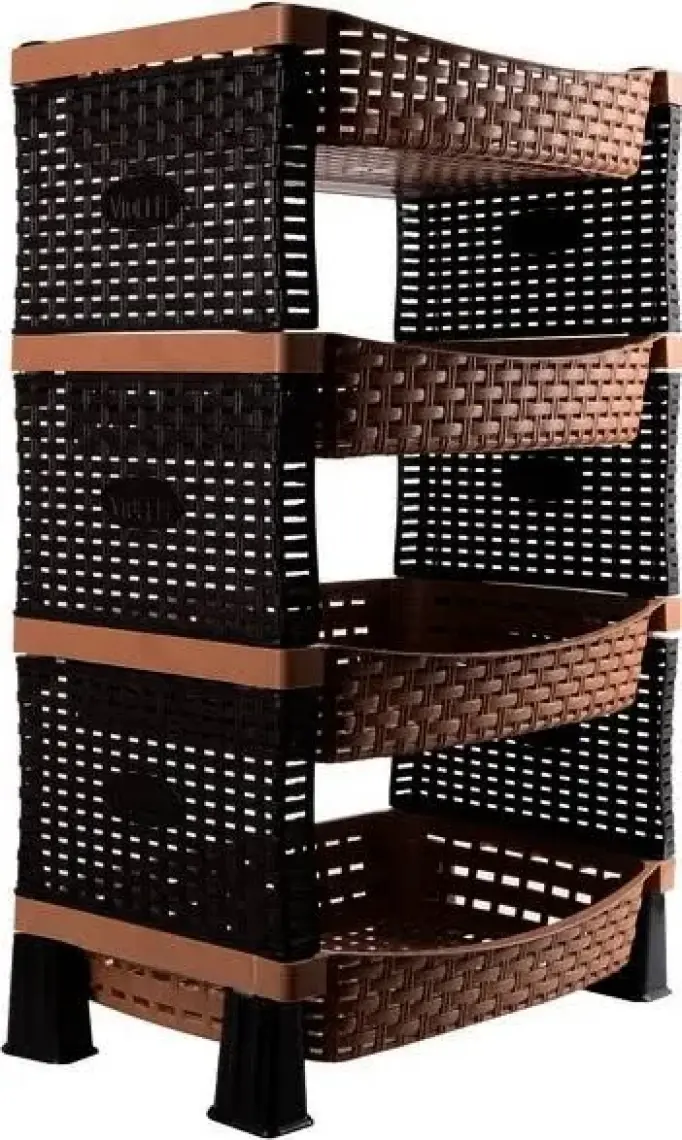 Violet Rattan 4'lü Eko Sebzelik