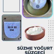 Yoğurt, Tereyağı Ve Süt Için Bez Torba Süzgeç - Doğal Süzme Yoğurt Süzgeci