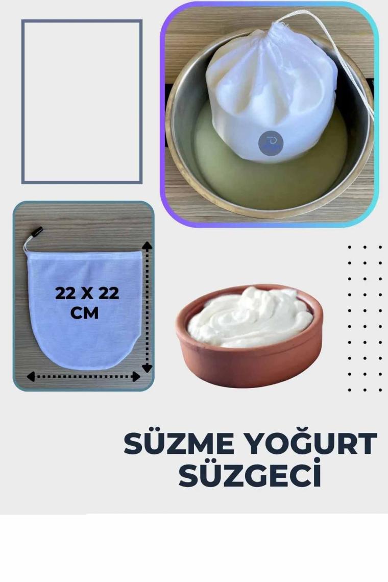 Yoğurt, Tereyağı Ve Süt Için Bez Torba Süzgeç - Doğal Süzme Yoğurt Süzgeci