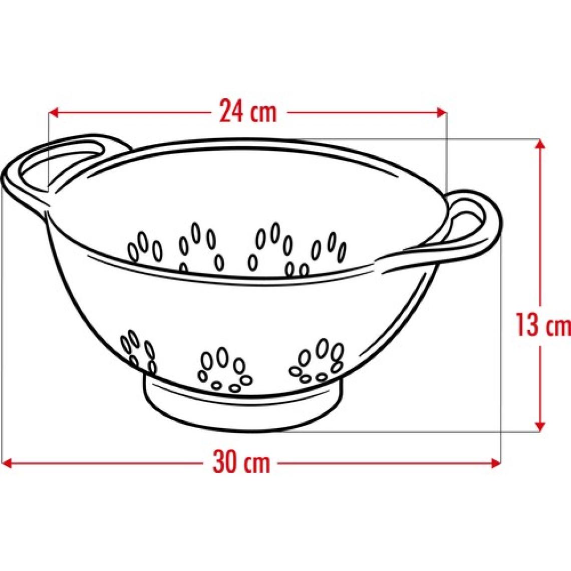 EW's Kitchenware Akrilik Şeffaf Makarna Süzgeçi & Sebze Meyve Süzgeçi