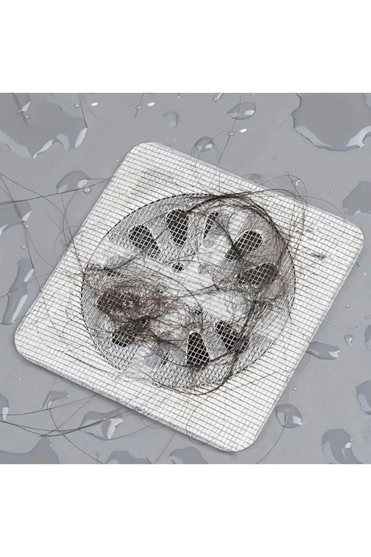 Tineke 10 Adet Banyo Gider Süzgeci Saç Yakalayıcı Süzgeç Banyo Duş Gider Tıkanık Önleyici Süzgeç