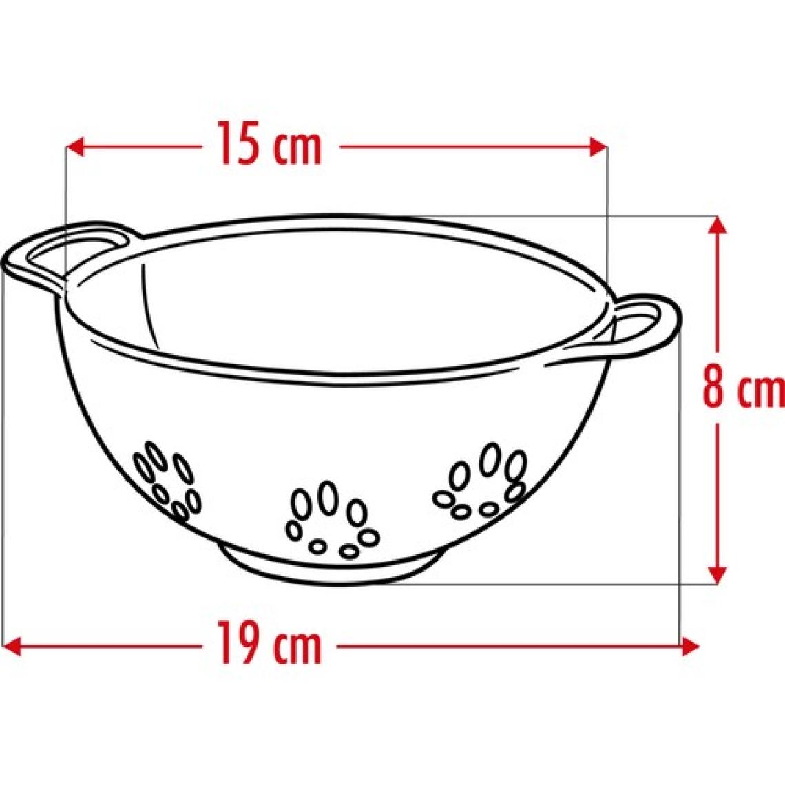 EW's Kitchenware Akrilik Beyaz Mini Pirinç Süzgeçi & Bakliyat Süzgeçi (3 Su Bardağı Ölçülü)