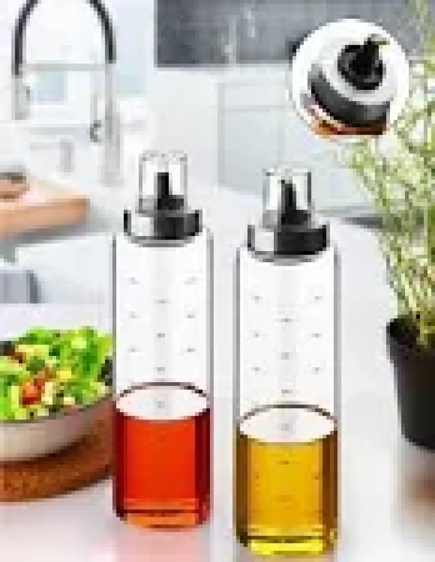 AtbyhomeBorosilikat Cam Yağlık Yağdanlık Sirkelik Seti 500 ml 2 Adet