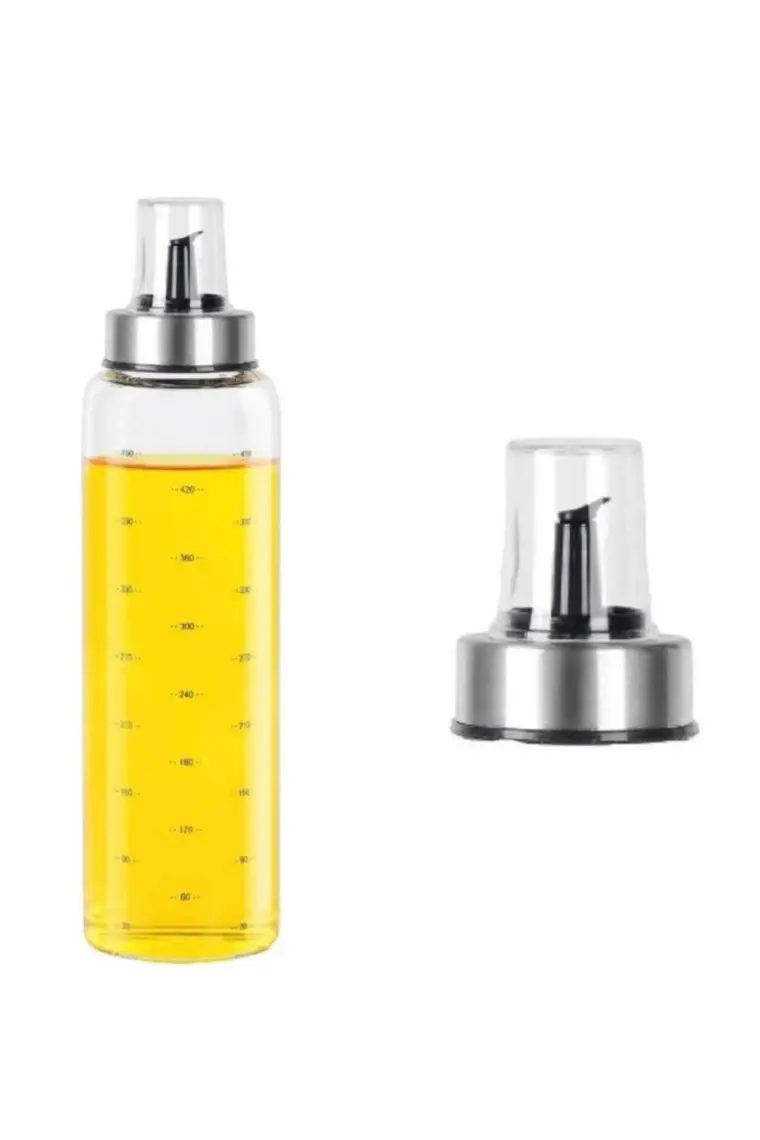 AtbyhomeBorosilikat Cam Yağlık Yağdanlık Sirkelik Seti 500 ml 2 Adet