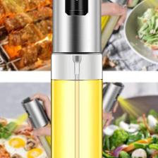 Sprey Yağlık Cam Püskürtmeli Fısfıs 100 ml Yağdanlık Airfryer Yağ Sirke Limon Püskürtme Şişesi