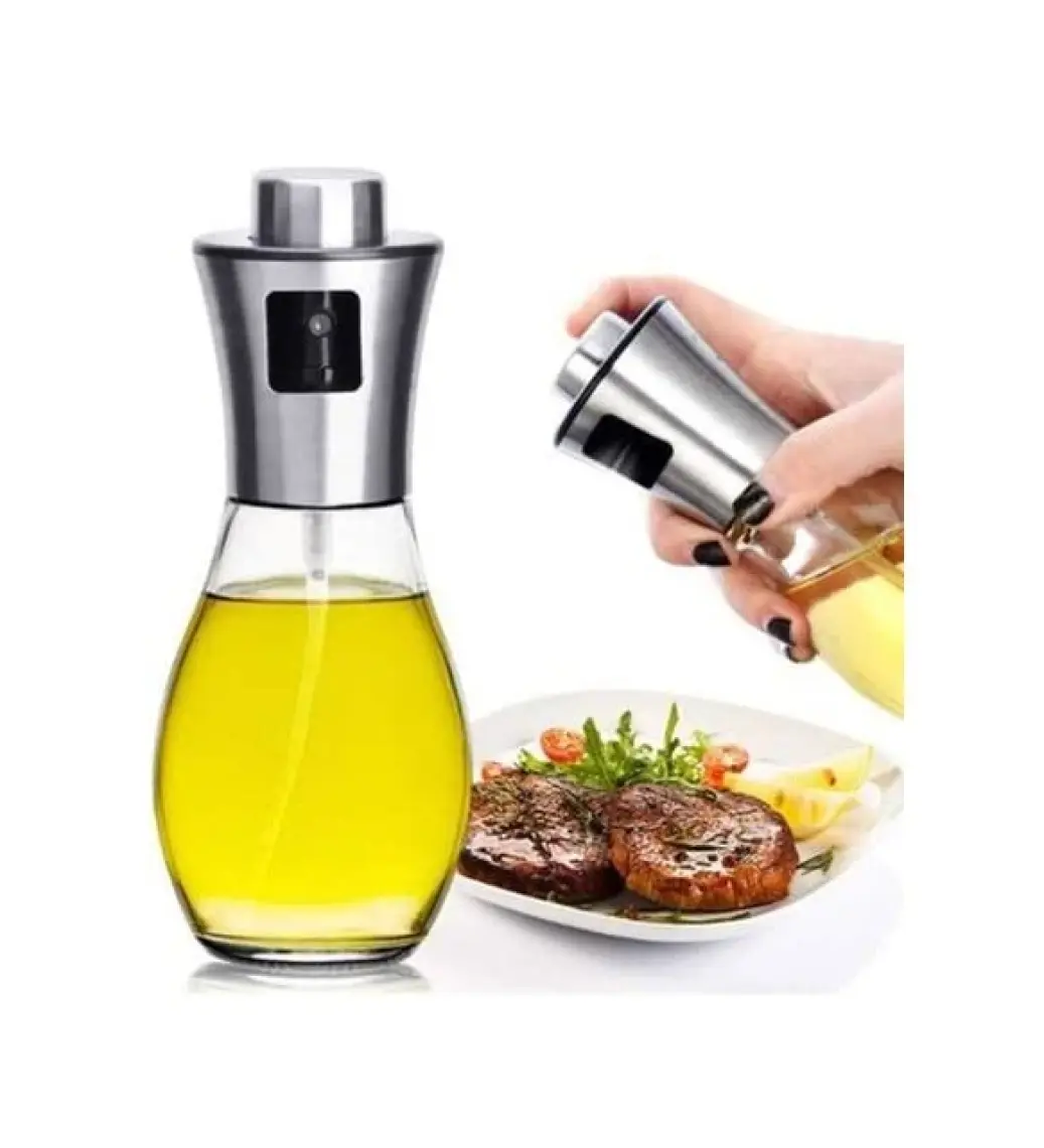 Biterse 200 ml Pompalı Sprey Yağdanlık Sprey Yağlık Sirkelik Cam Sprey Yağlık