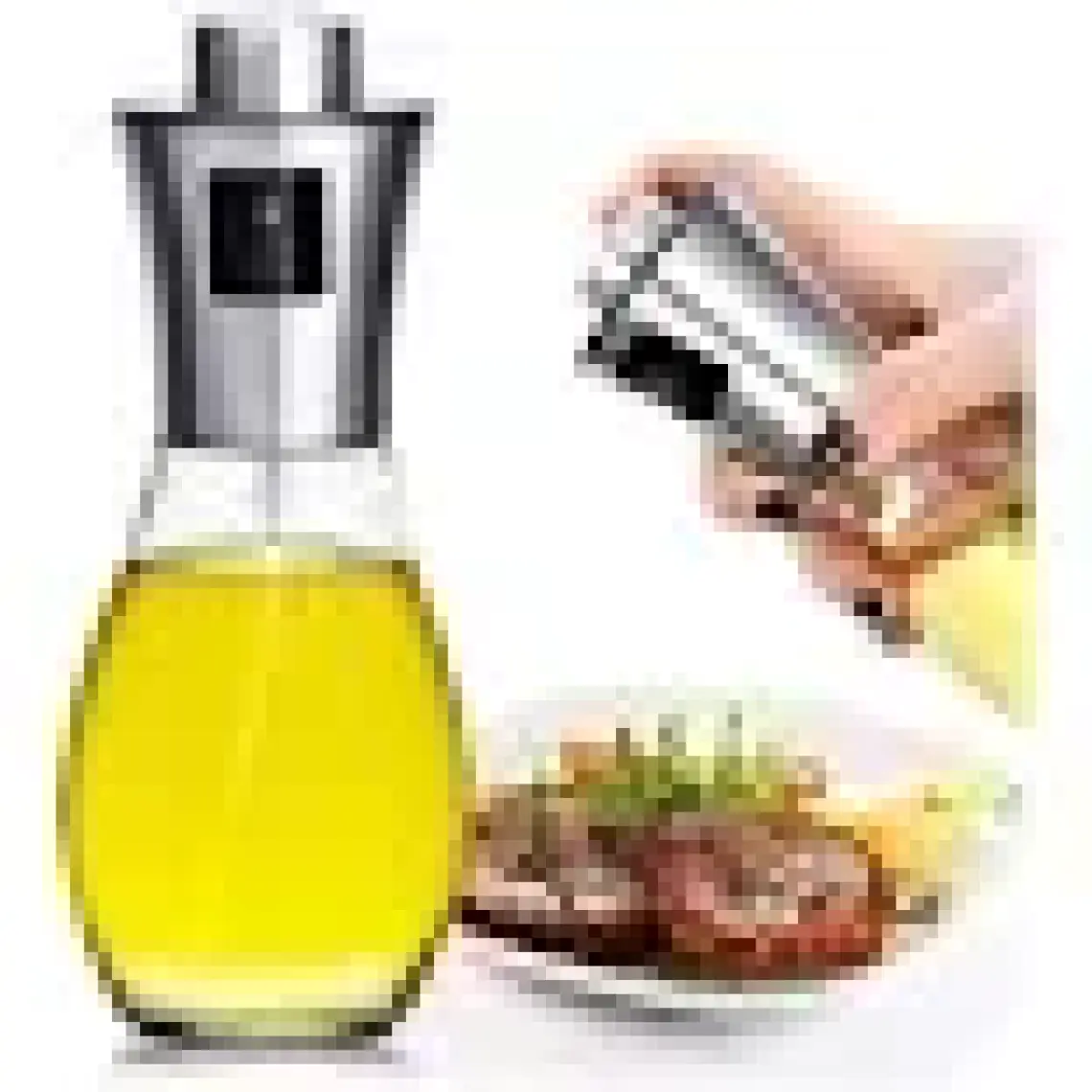 Biterse 200 ml Pompalı Sprey Yağdanlık Sprey Yağlık Sirkelik Cam Sprey Yağlık