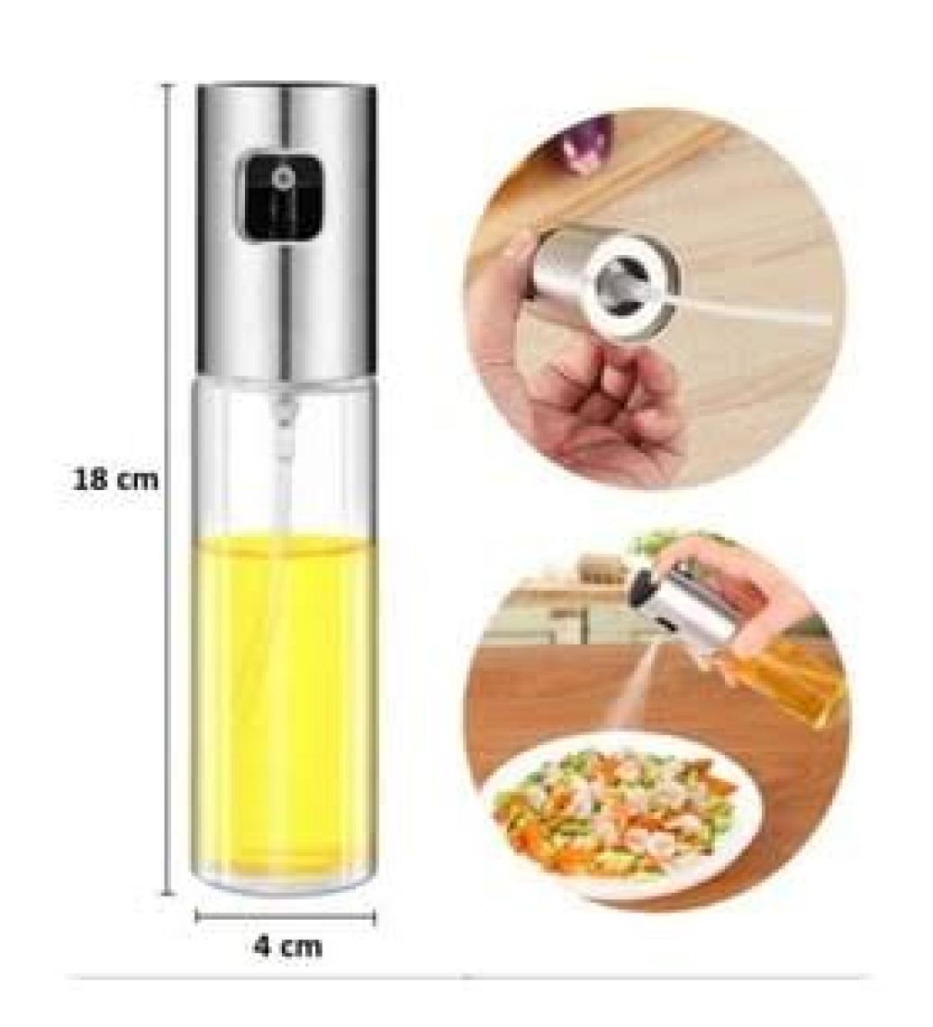 Pratik Mağazam  Çok Amaçlı Spreyli Yağdanlık Sprey Cam Şişe 100 ml
